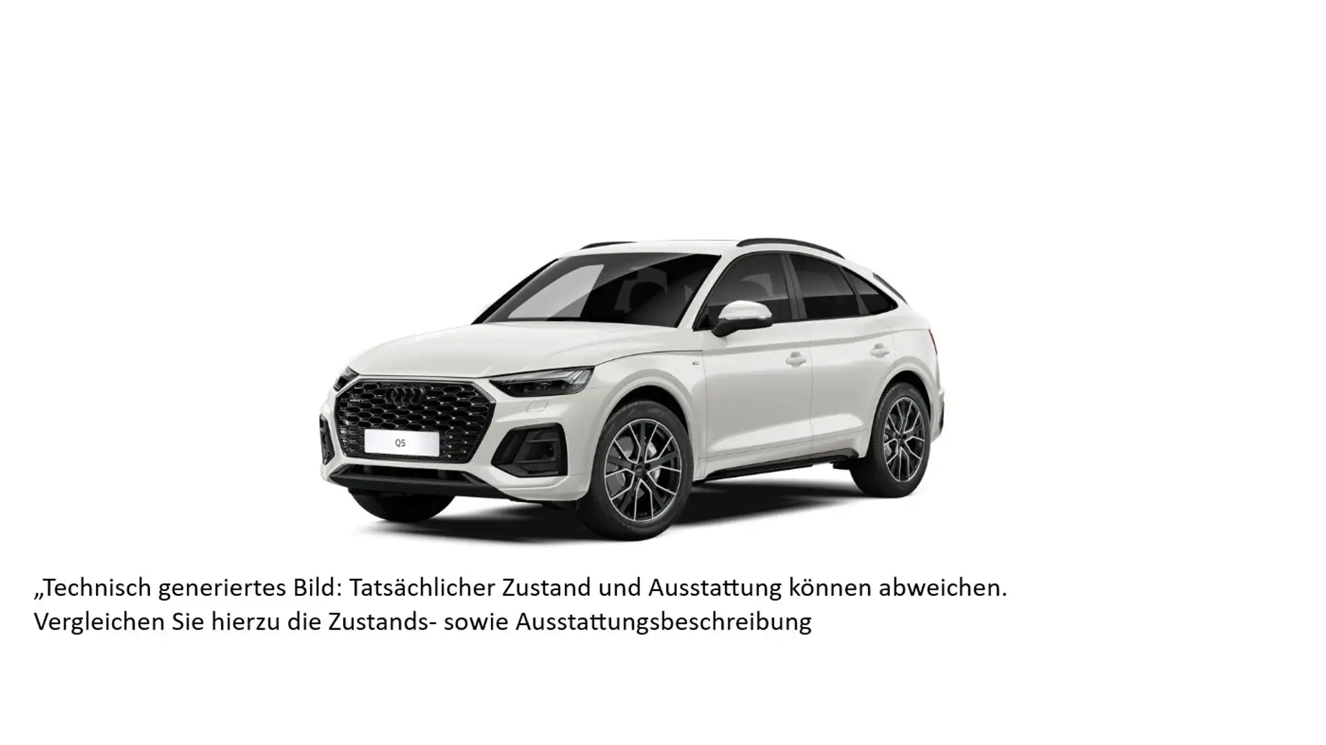 Audi Q5 Sportback S line 40 TDI BlackEd Leder Navi Kamera Blanc - 2