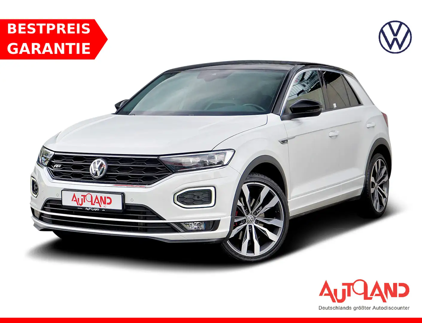 Volkswagen T-Roc 2.0 Sport R-Line 4Motion LED Navi ACC AHK Weiß - 1