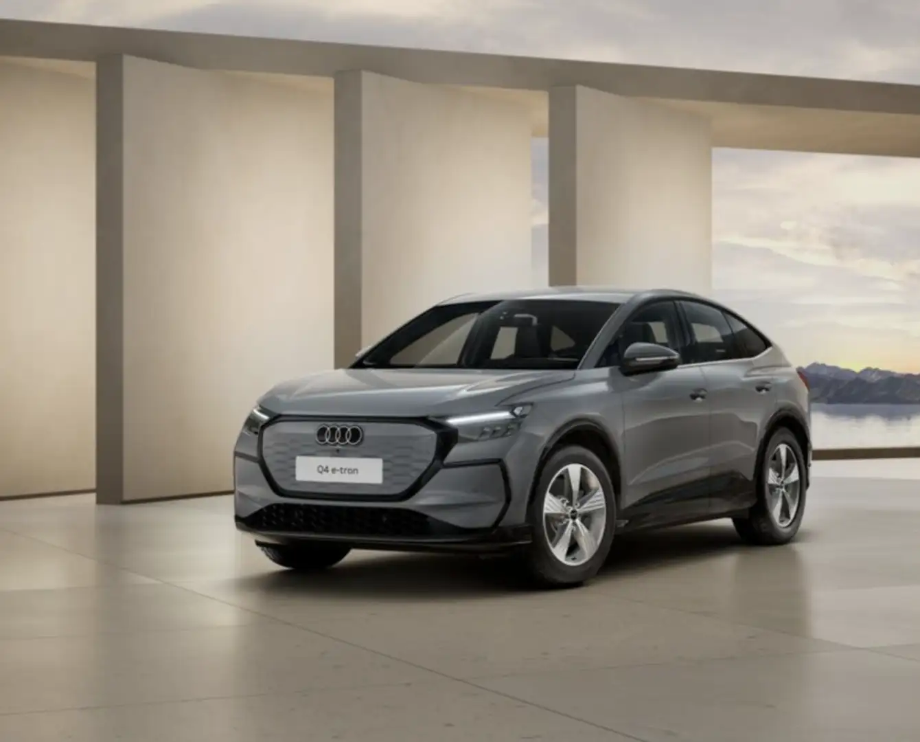 Audi Q4 e-tron Sportback Business 150kW 63KWh Gris - 1