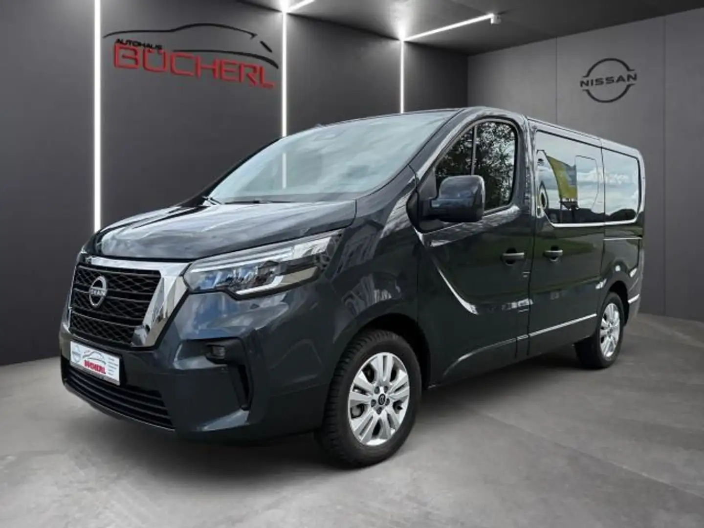 Nissan Primastar L1H1 2,8t, R-Kamera, 8-Sitzer, KLIMA Grau - 2