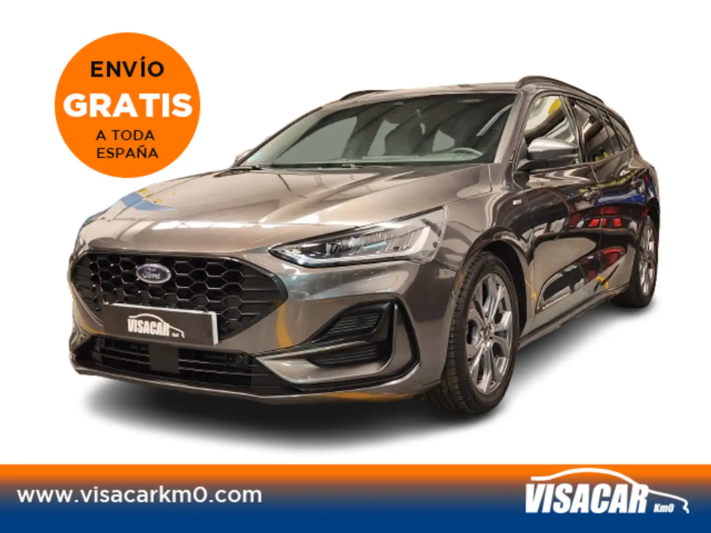 Ford Focus Sportbreak 1.0 Ecoboost MHEV ST-Line X 155 Aut. Gris - 1