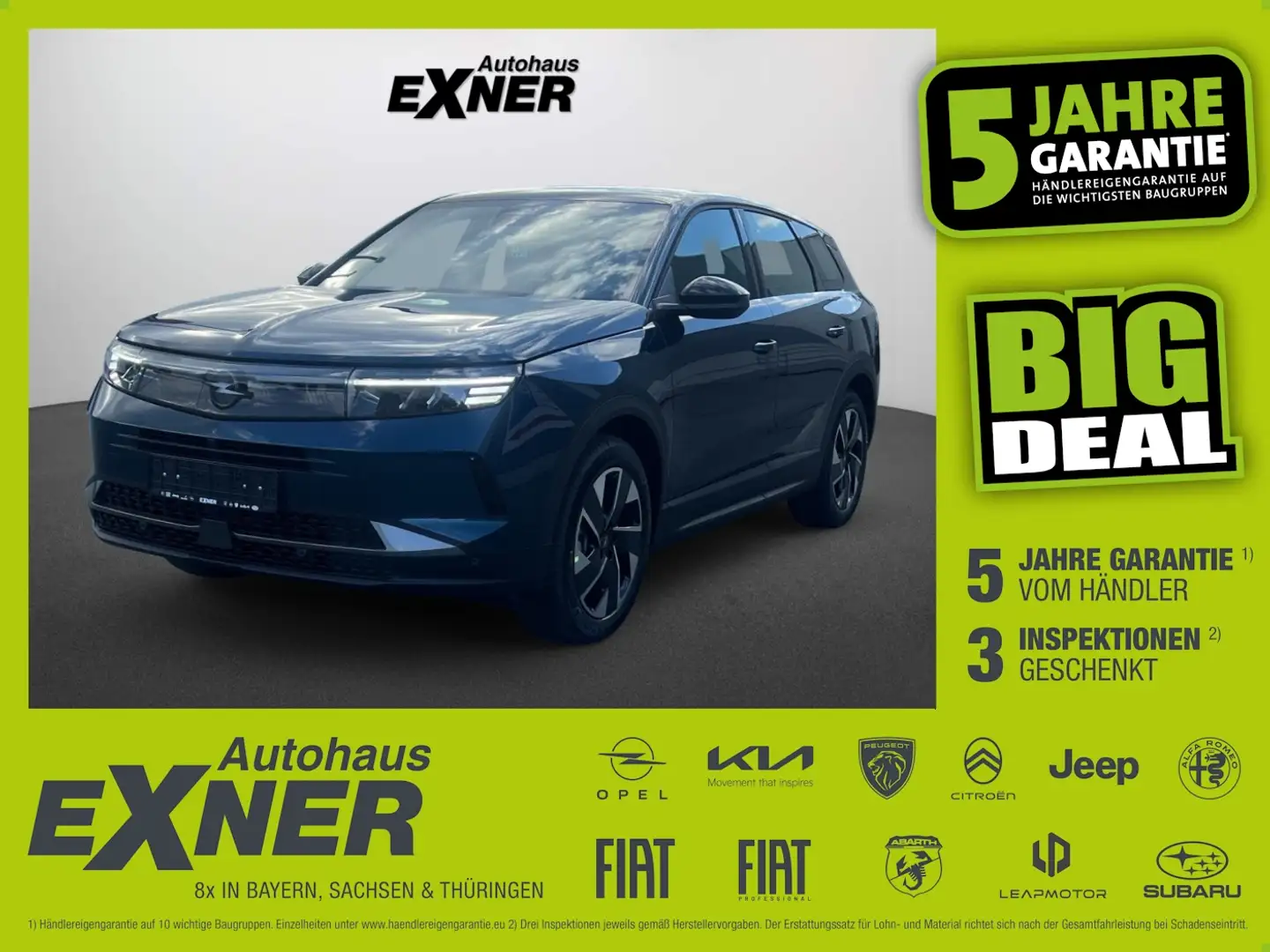 Opel Grandland 1,2 Hybrid EDITION AHK, Tech Paket, Azul - 1