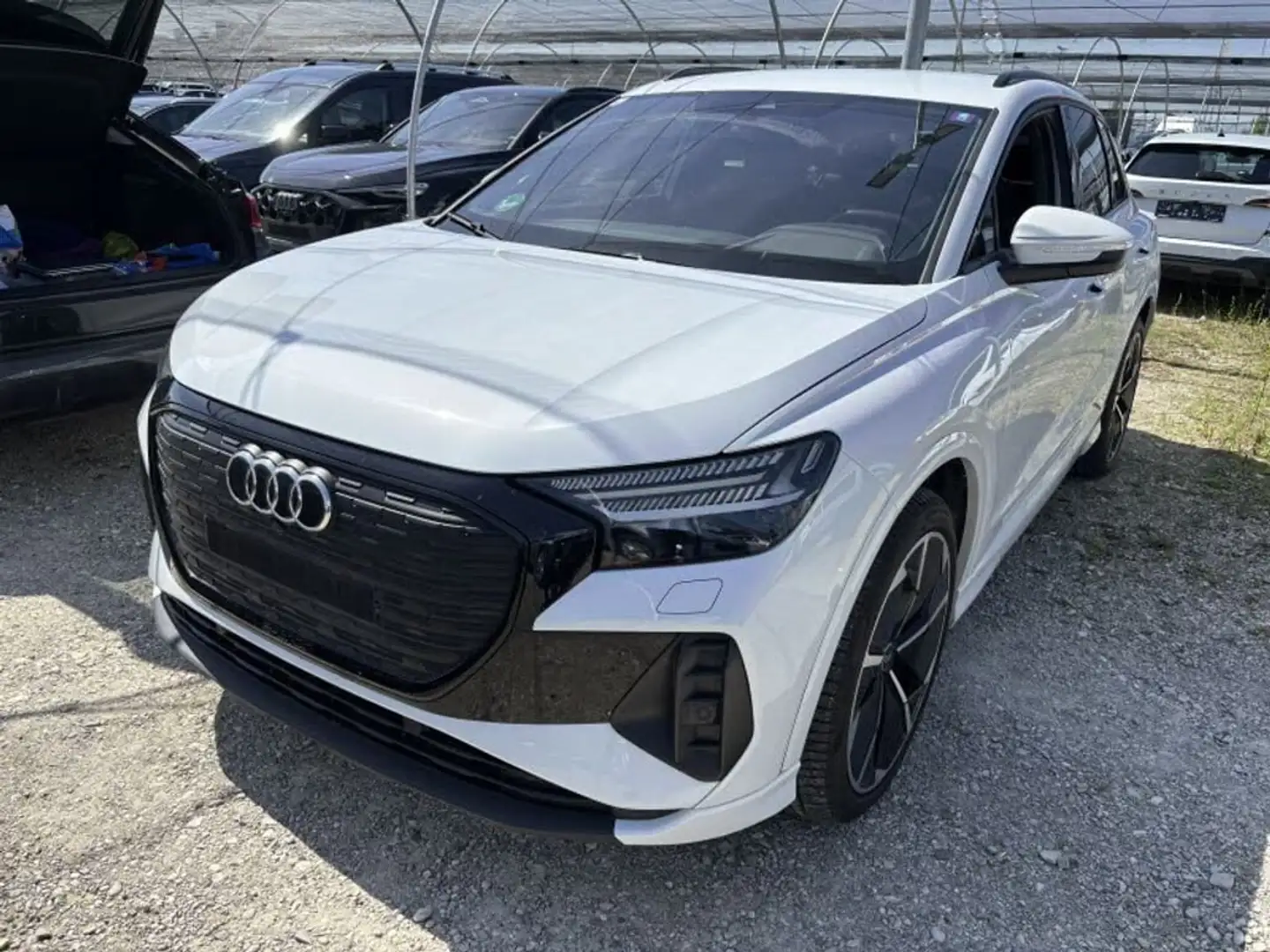 Audi Q4 e-tron Q4 50 e-tron quattro 220kW *Matrix LED/21 Zoll/... Weiß - 1