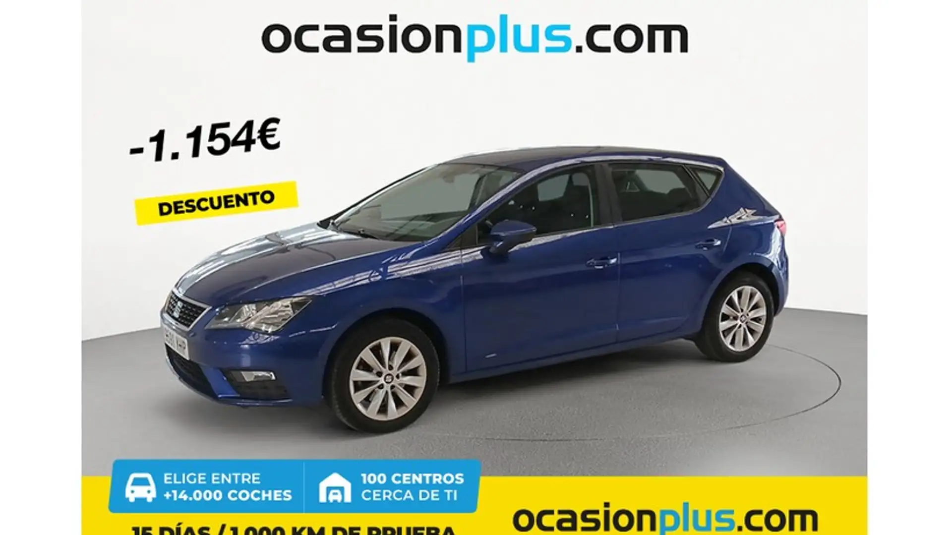 SEAT Leon 1.6TDI CR S&S Style 115 Blauw - 1
