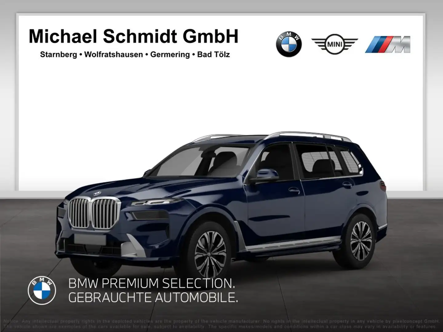 BMW X7 xDrive40i 739€ netto/mtl.*M Sportpaket Pro*H&K Sur Schwarz - 1