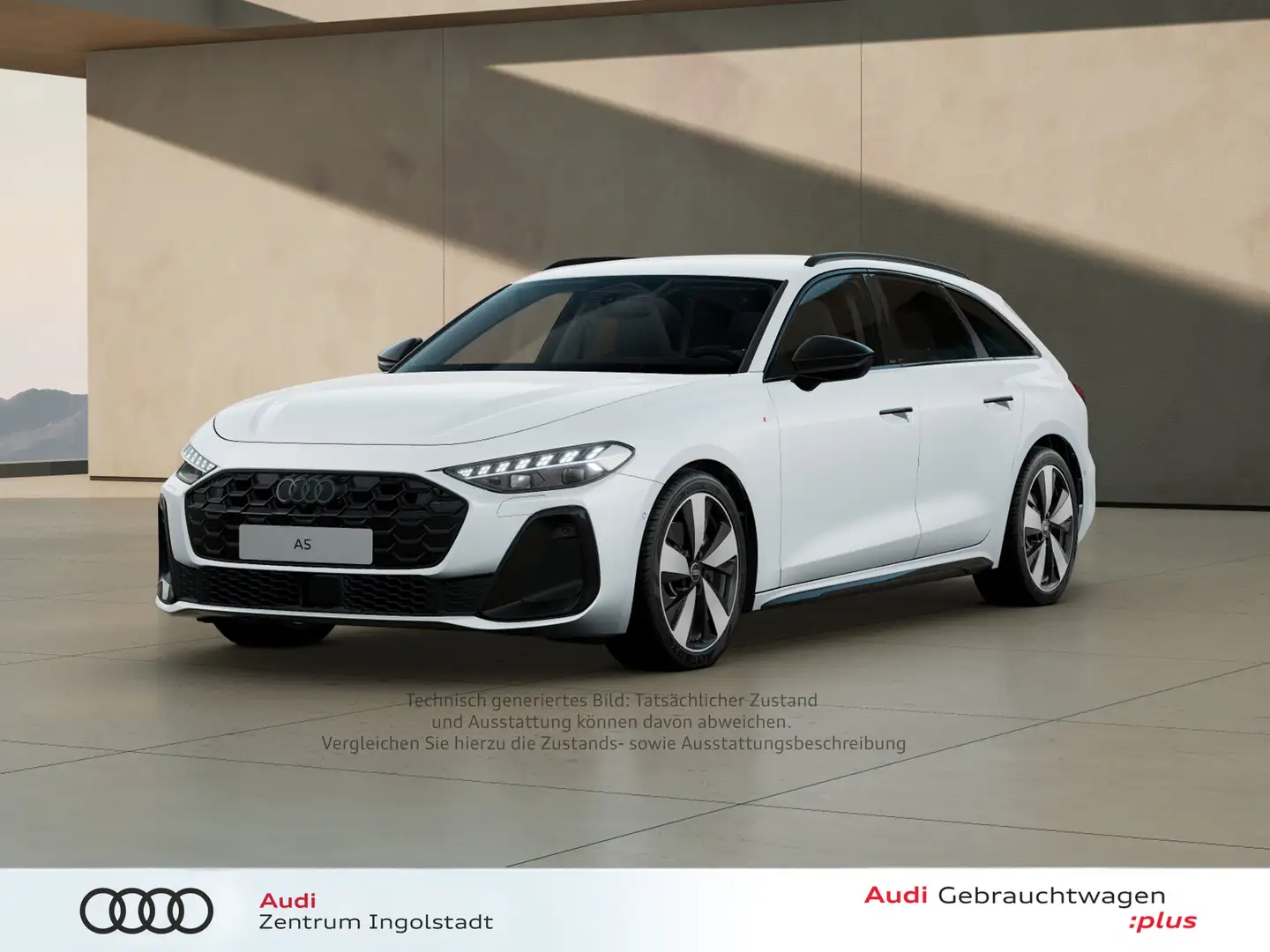 Audi A5 Avant TFSI S line Tech 19" AHK NAVI LED+ Weiß - 1