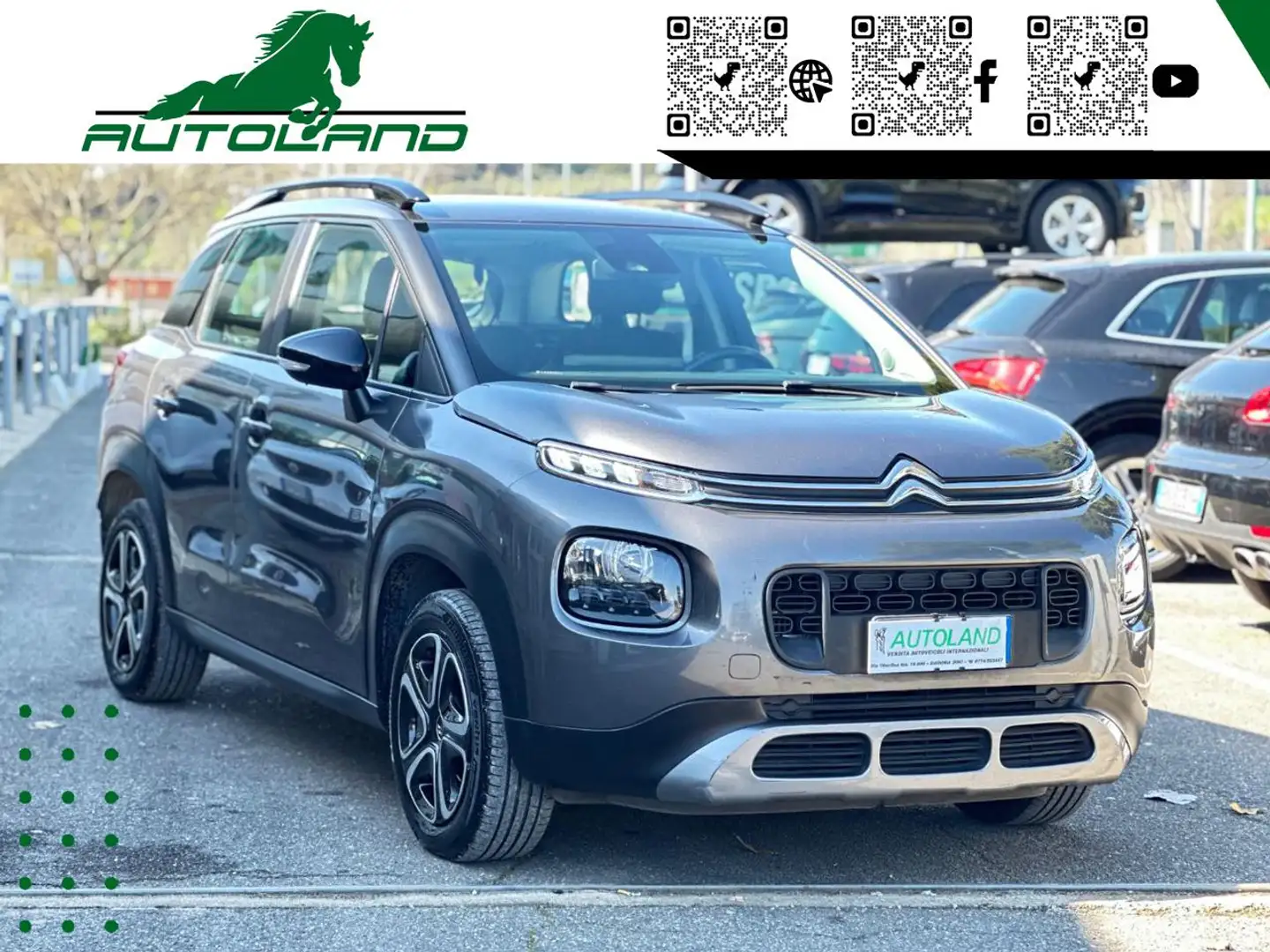 Citroen C3 Aircross PureTech 110 S&S Feel*UNICO PROPRIETARIO Grigio - 2