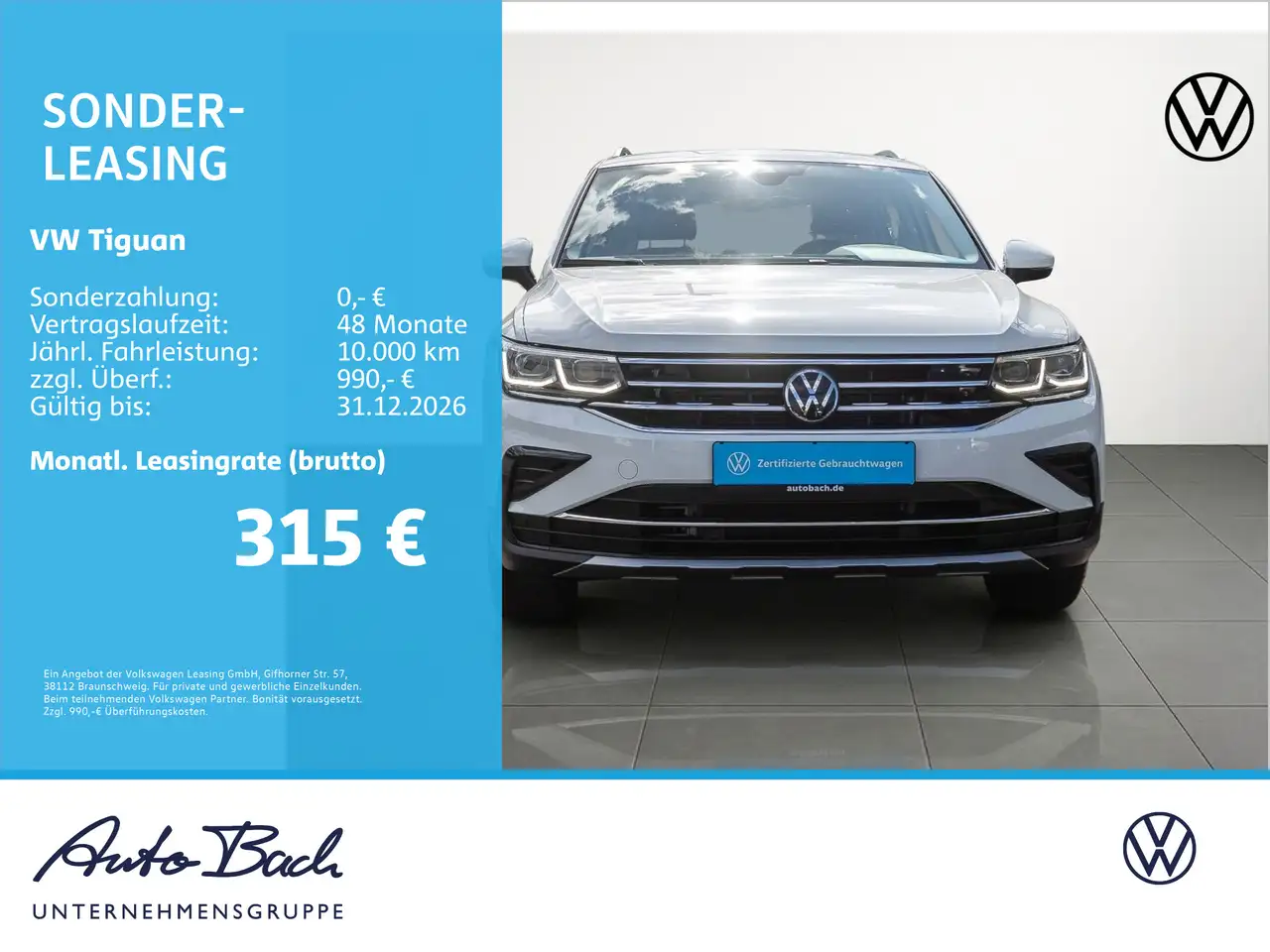 Volkswagen Tiguan 1.5 TSI DSG Elegance, Panoramadach, LED-M, миниатюра 2