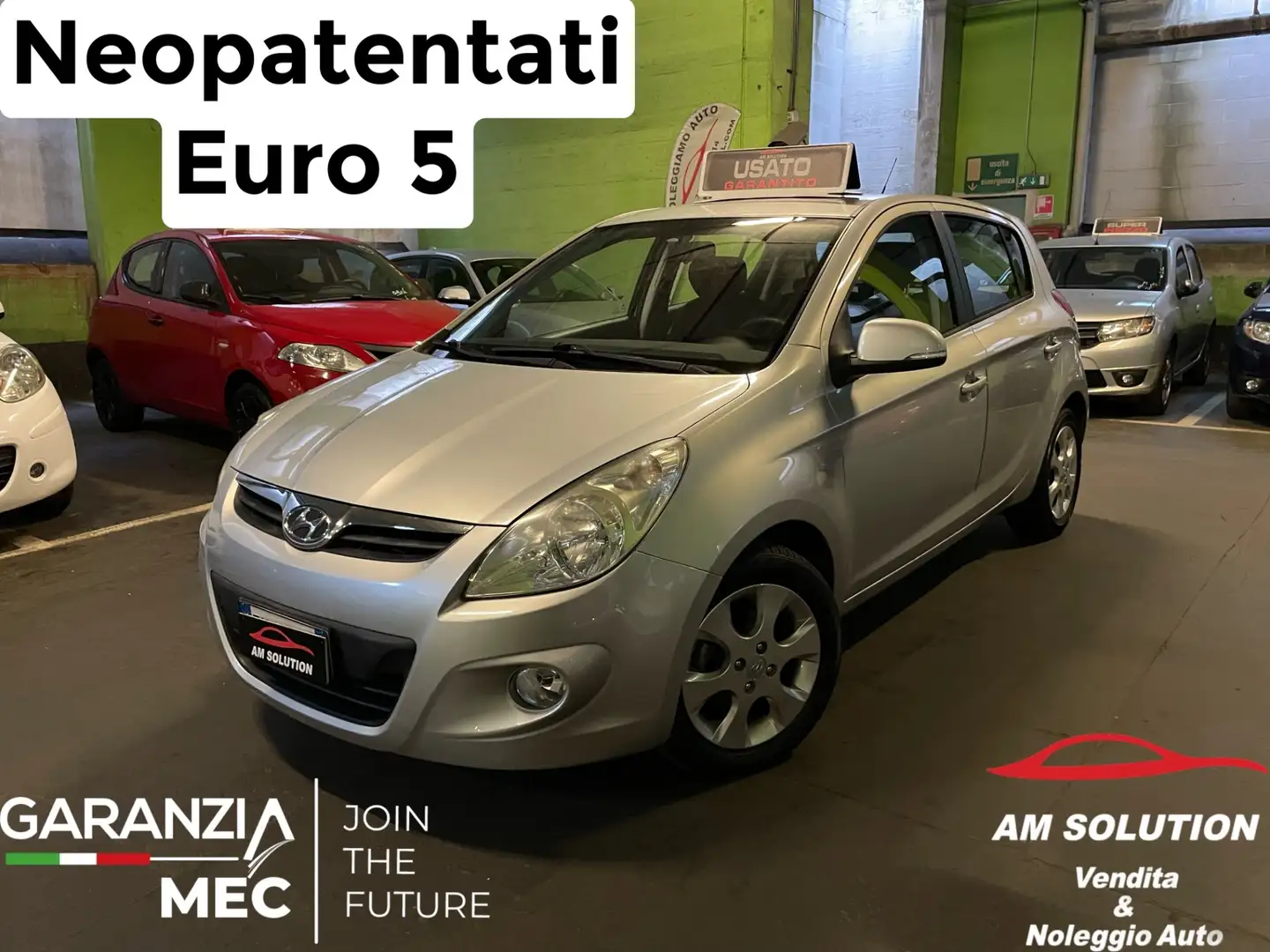 Hyundai i20 i20 1.2 Neopatentati Euro 5 Argento - 1