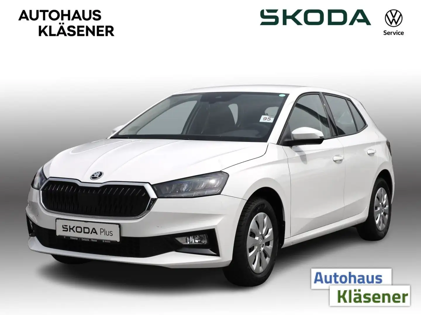 Skoda Fabia Essence 1.0MPI 59KW LED PDC VZE DIGITALCOC Blanc - 2
