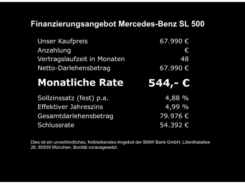 Mercedes-Benz SL 500 9G AMG NIGHT ABC TV *Deutsches Fahrzeug* — photo 8