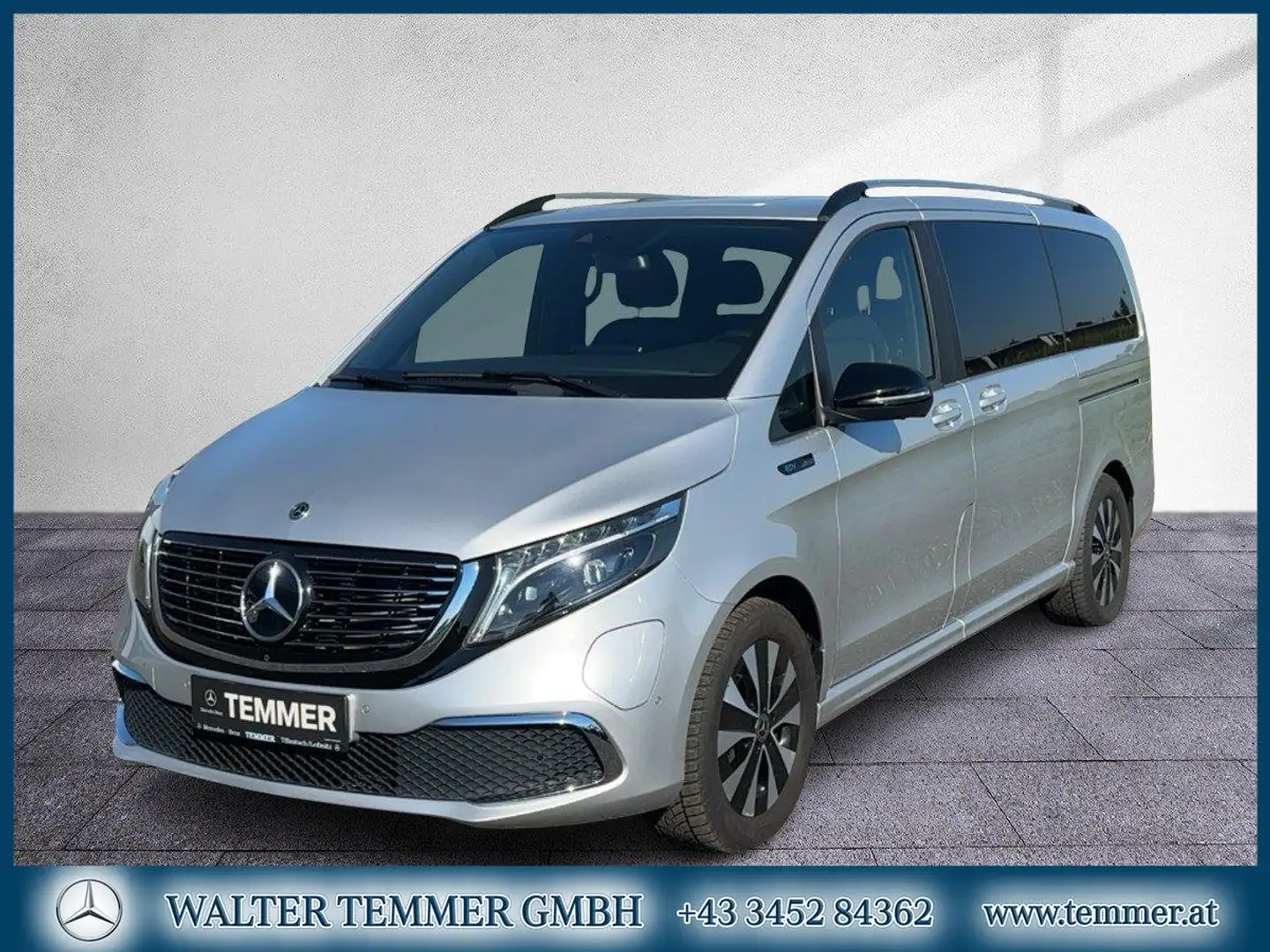 Mercedes-Benz EQV 300 AVANTGARDE Lang LED 360°Kam Shz Navi Silber - 1