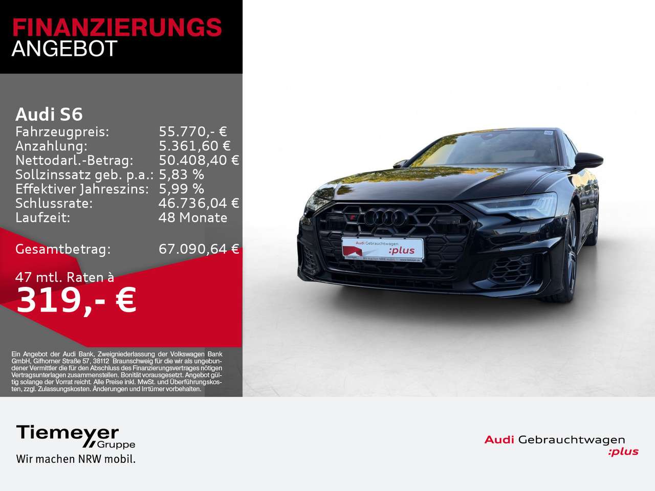 Audi S6 — Audi S6 TDI Q LM20 S-SITZE OPS+ BuO