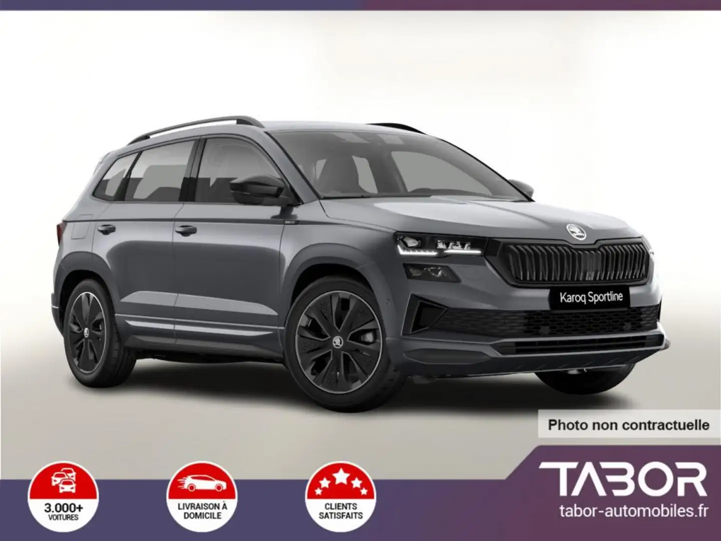 Skoda Karoq 1.5 TSI 150 DSG Sportl Matrix GPS Gris - 1
