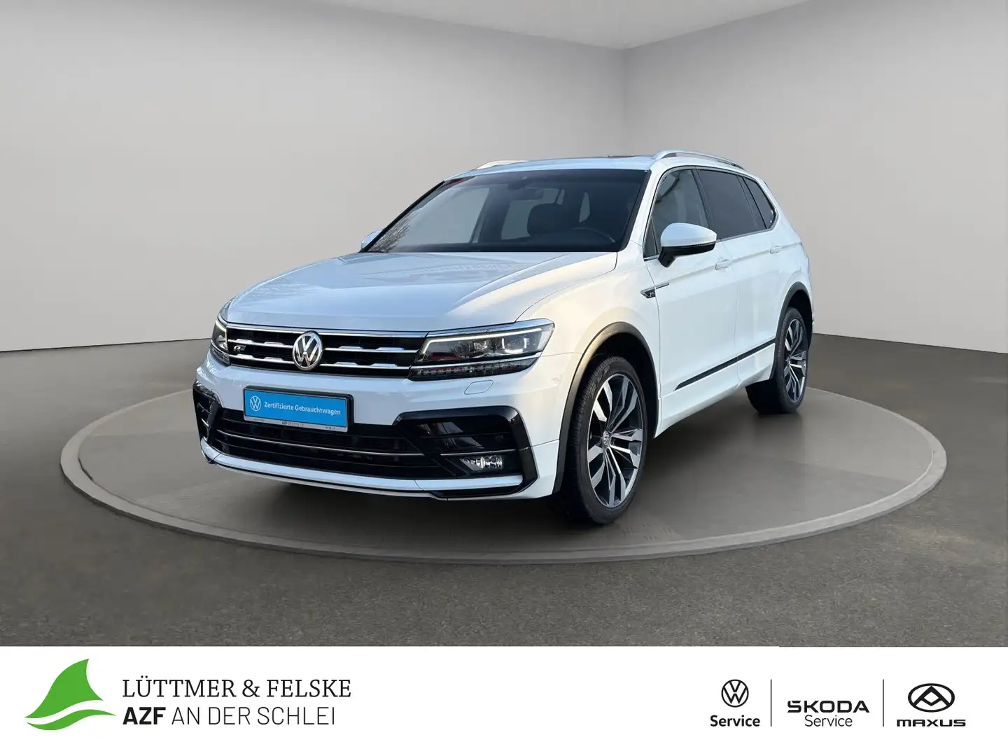 Volkswagen Tiguan Allspace 1.5 TSI DSG R-Line NAVI+PANO+ACC Weiß - 1