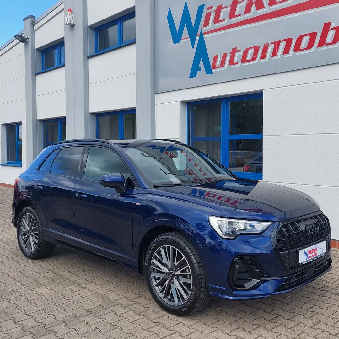 Audi Q3 35 TFSI S line Bleu - 2