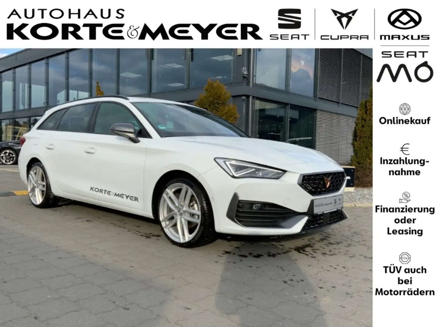 CUPRA Leon Sportstourer +DSG+MatrixLED+El.Heckklappe+ Weiß - 1
