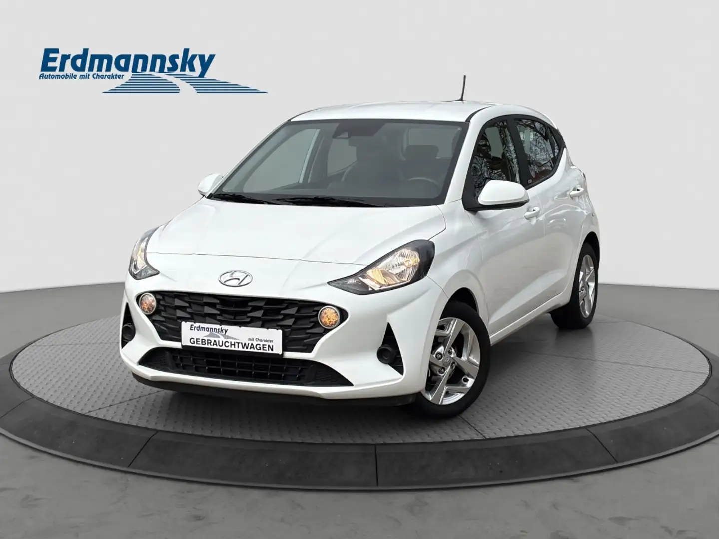 Hyundai i10 Trend Automatik/Klima/PDC/SHZ/hzb.LK/DAB/Alu Blanc - 1