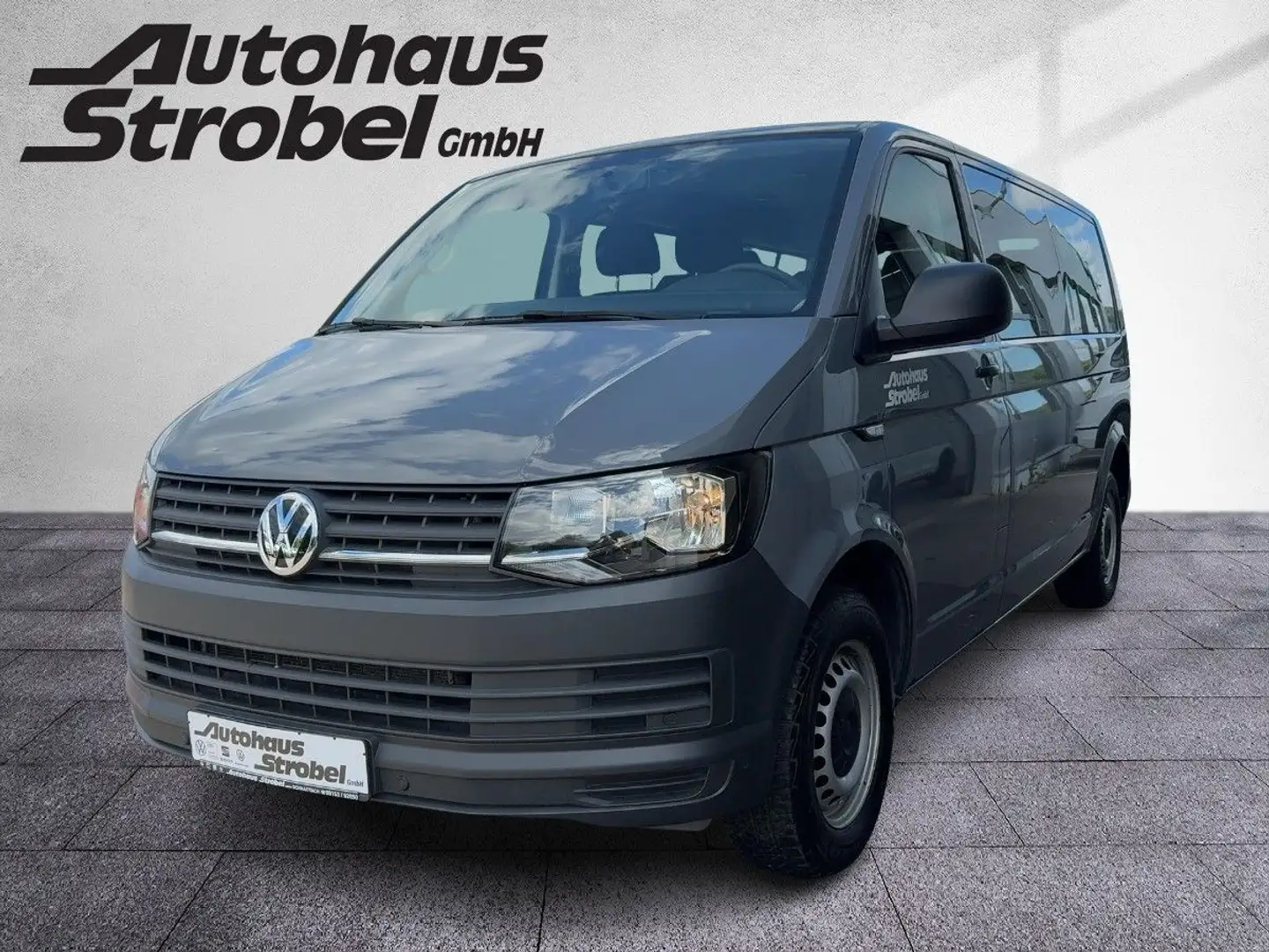 Volkswagen T6 Kombi T6 2.0 TDI 9-Sitze Navi Klima Bluet. Pa Grau - 2