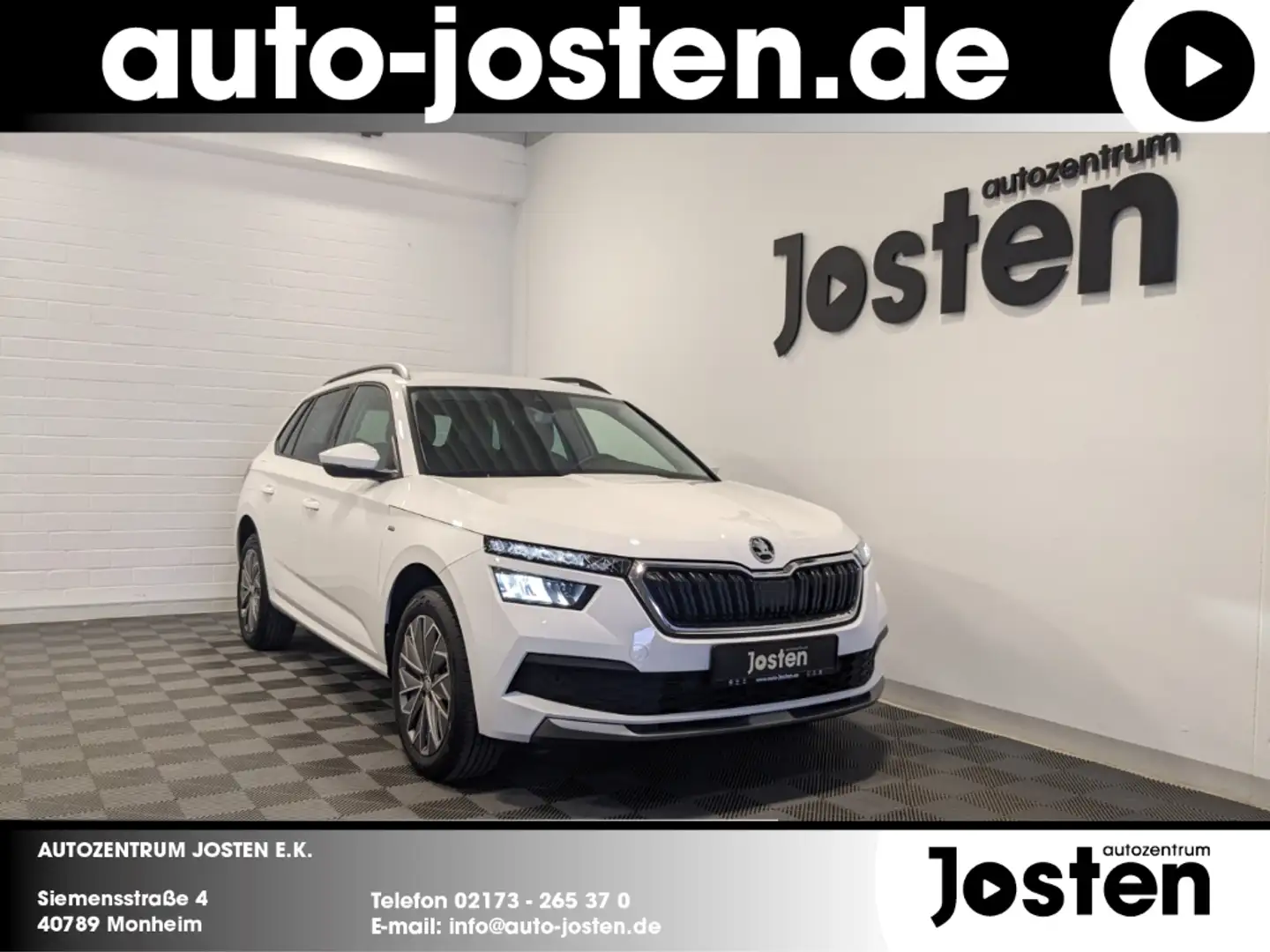 Skoda Kamiq Clever 1.0 TSI  NAVI PDC LED VIRTUAL SITZHZG Weiß - 1