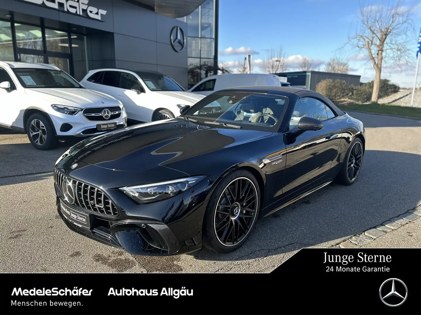 Mercedes-Benz SL 55 AMG SL 55 AMG 4M+ Carbon 21" D-Light HuD NAPPA NP202 Noir - 1