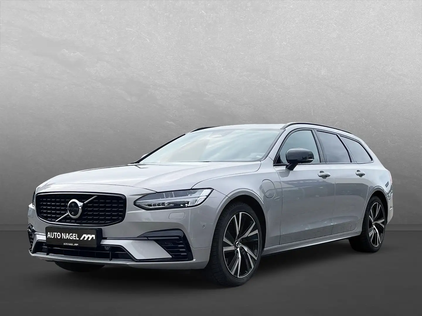 Volvo V90 T8 AWD PHEV Ultra Dark B&W+Massage+Pano Argento - 1