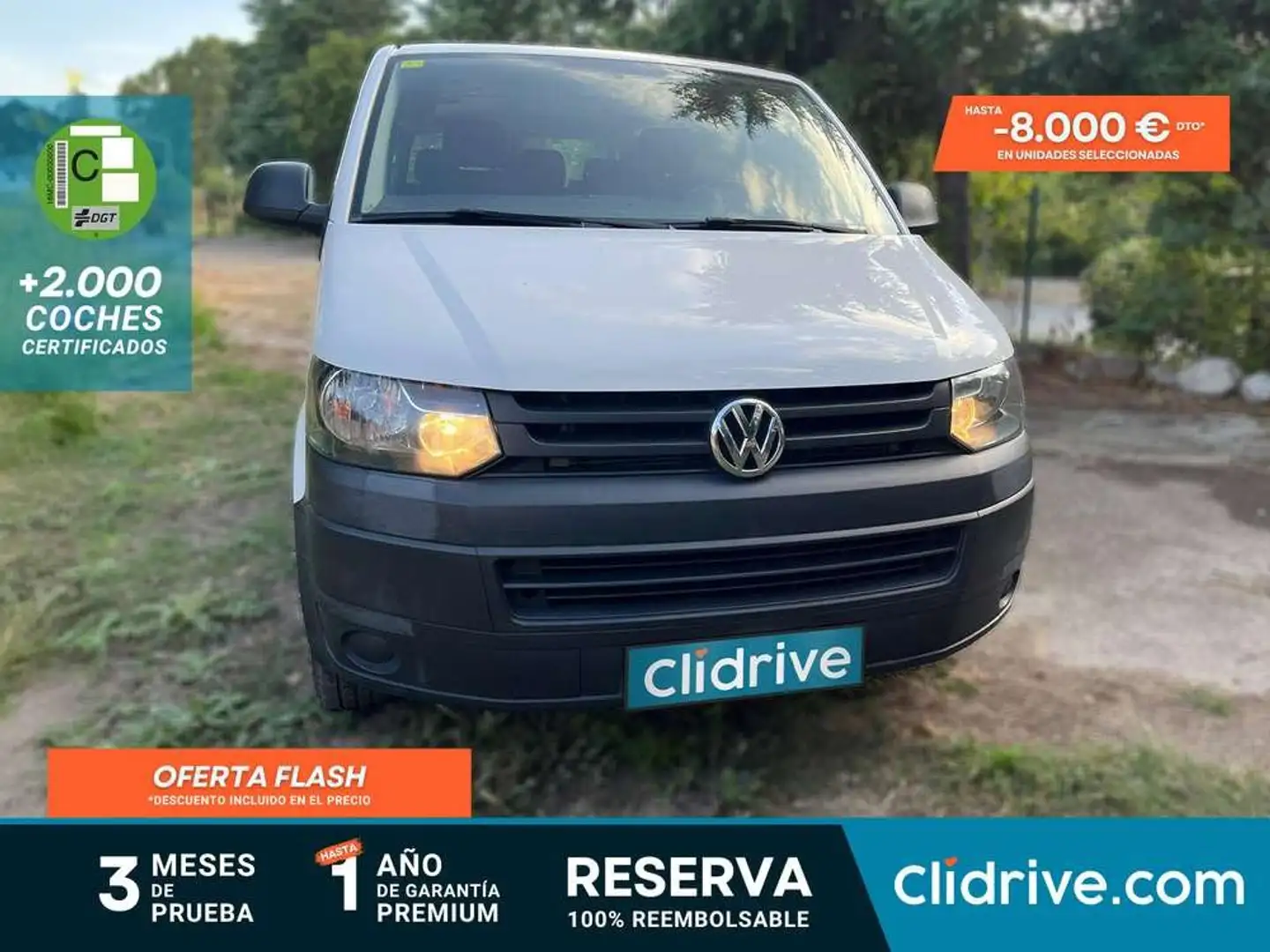 Volkswagen Transporter Kombi PRO Corto TN 2.0 TDI BMT 140CV Blanc - 1