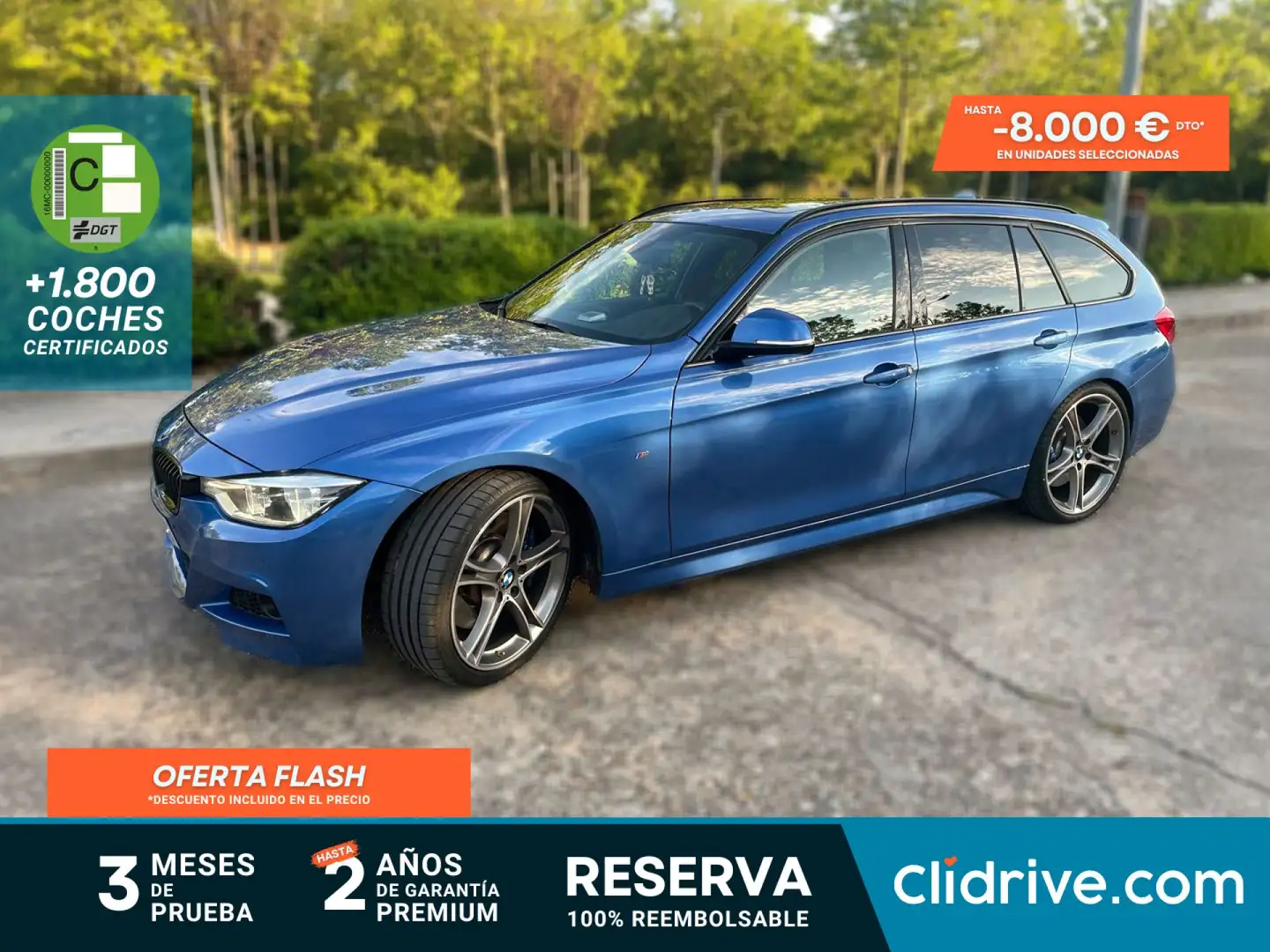 BMW 335 335dA Touring xDrive Modrá - 1