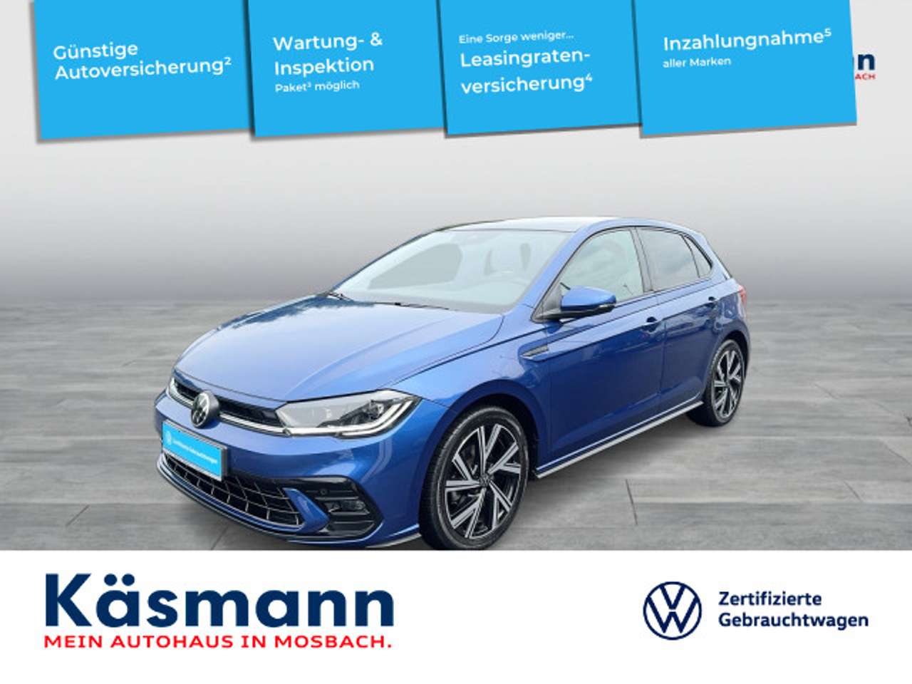 Volkswagen Polo 2022 — VI R-Line 1.0TSI DSG PANO KAM NAV MATRIX