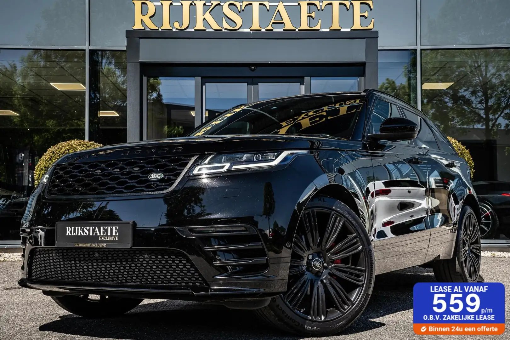 Land Rover Range Rover Velar 2.0 I4 Turbo AWD HSE|PANO|MERID Zwart - 1