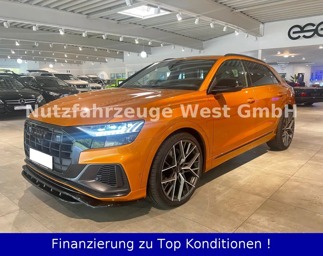 Audi Q8 50 TDI quattro S-Line Plus *Garantie*Matrix Pomarańczowy - 1