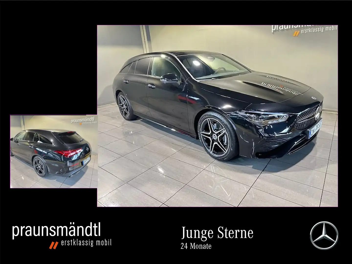 Mercedes-Benz CLA 180 SB AMG Night Edition Pano/StdHG/Dist/Tot Schwarz - 1