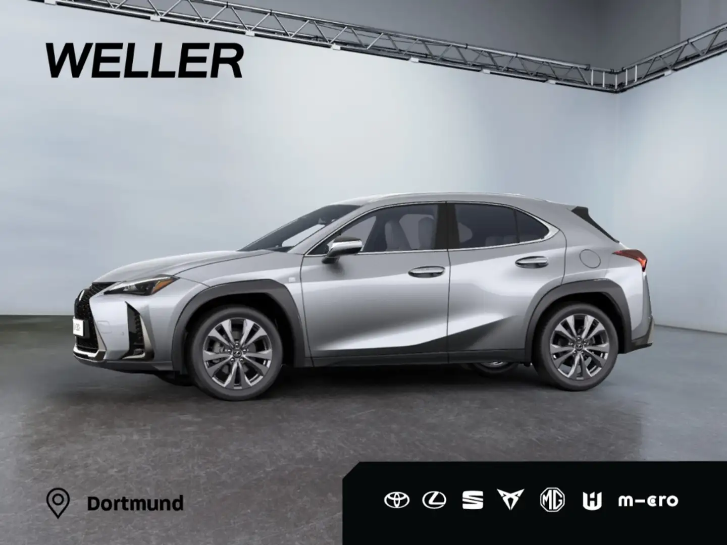 Lexus UX 300h F SPORT Design *LED*ACC*18''*Kamera*SHZ* Srebrny - 2