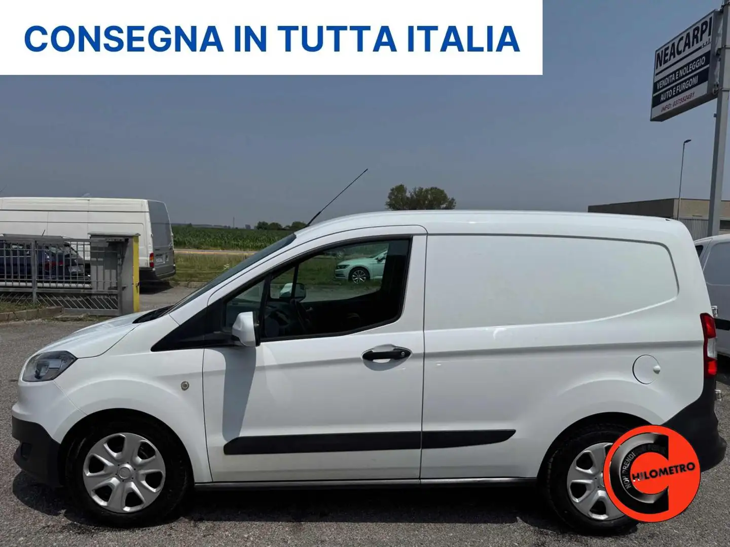Ford Transit Courier 1.5 TDCI 75 CV TREND N1-E6B-OTTIME CONDIZIONI- Bianco - 2