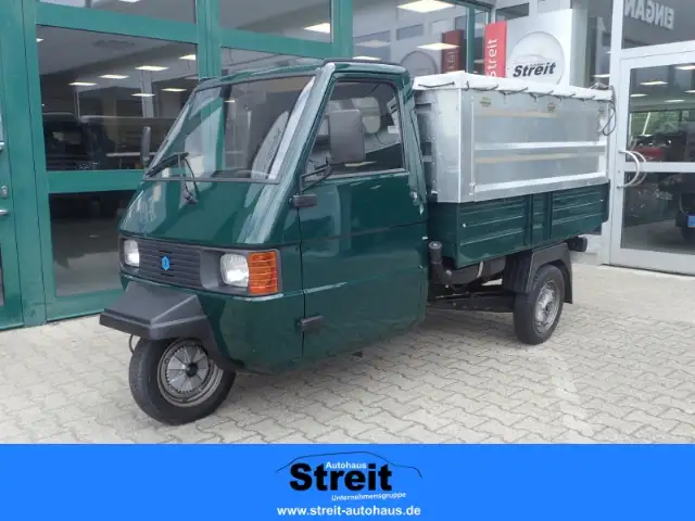 Piaggio Ape TM Kipper Bordwanderhöhung und Plane 2Sitzer