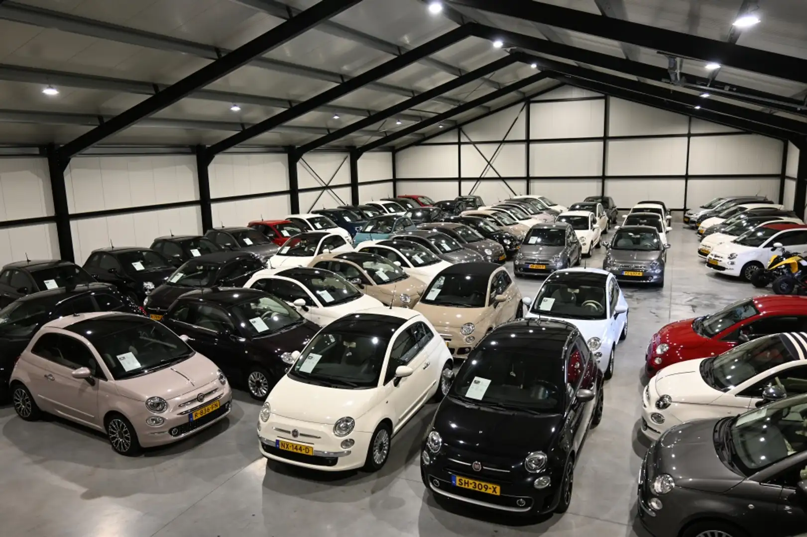 Fiat 500 1.2 Lounge | Schuif/kanteldak | Airco Weiß - 2