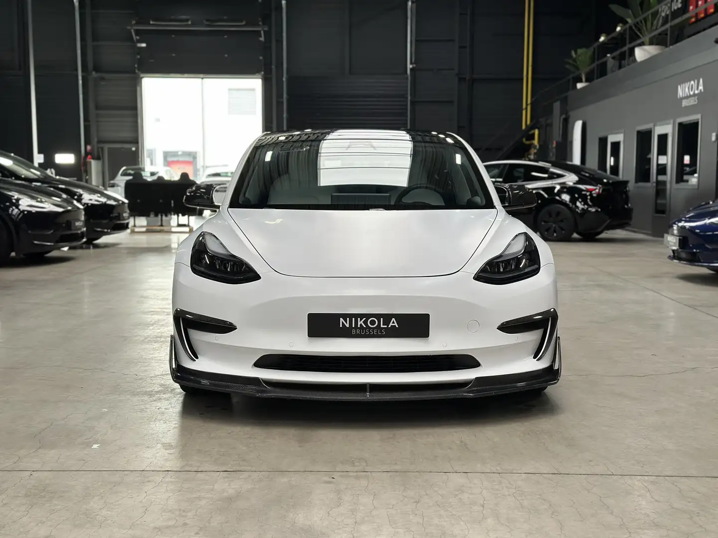 Tesla Model 3 PERFORMANCE - FACELIFT - FULL WRAP - CARBON EXT Weiß - 2