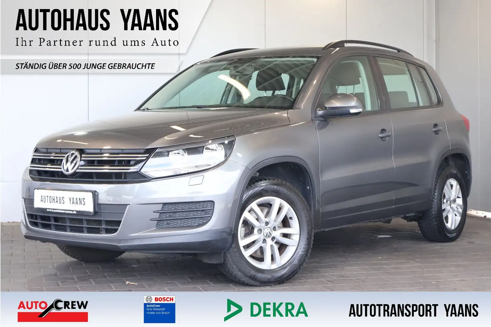 Volkswagen Tiguan 1.4 TSI TEMPOMAT+KLIMAAUT.+PDC+AHK Grau - 1