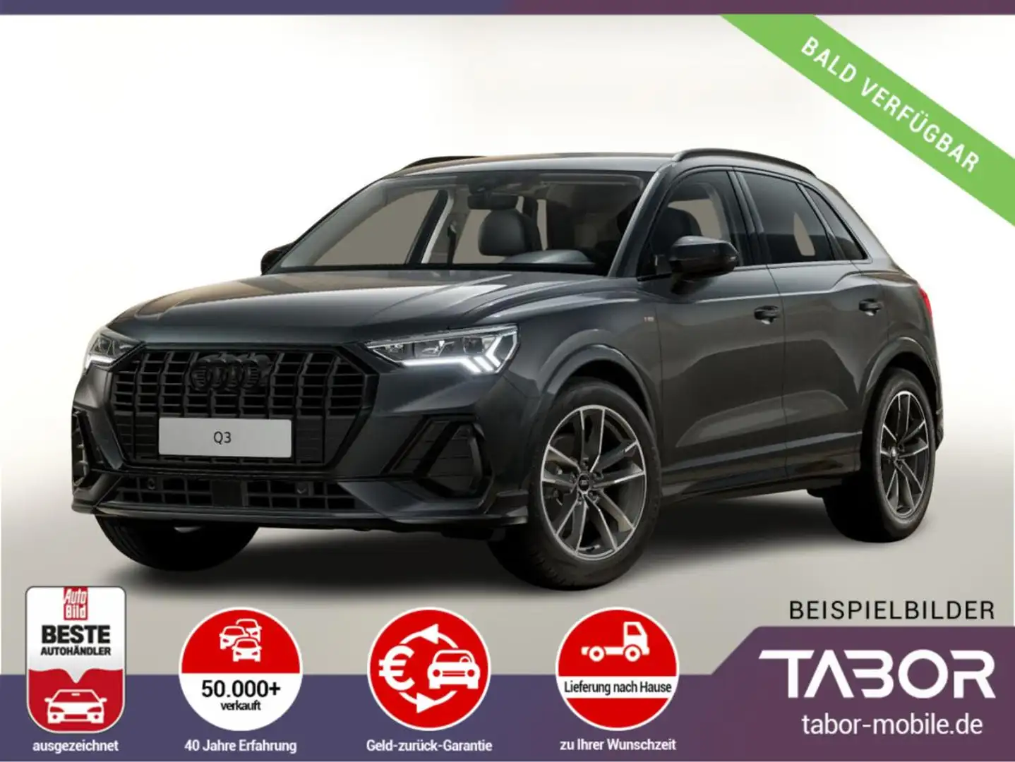 Audi Q3 35 TDI S tronic S line Nav 19Z ACC LED eHK Grau - 1