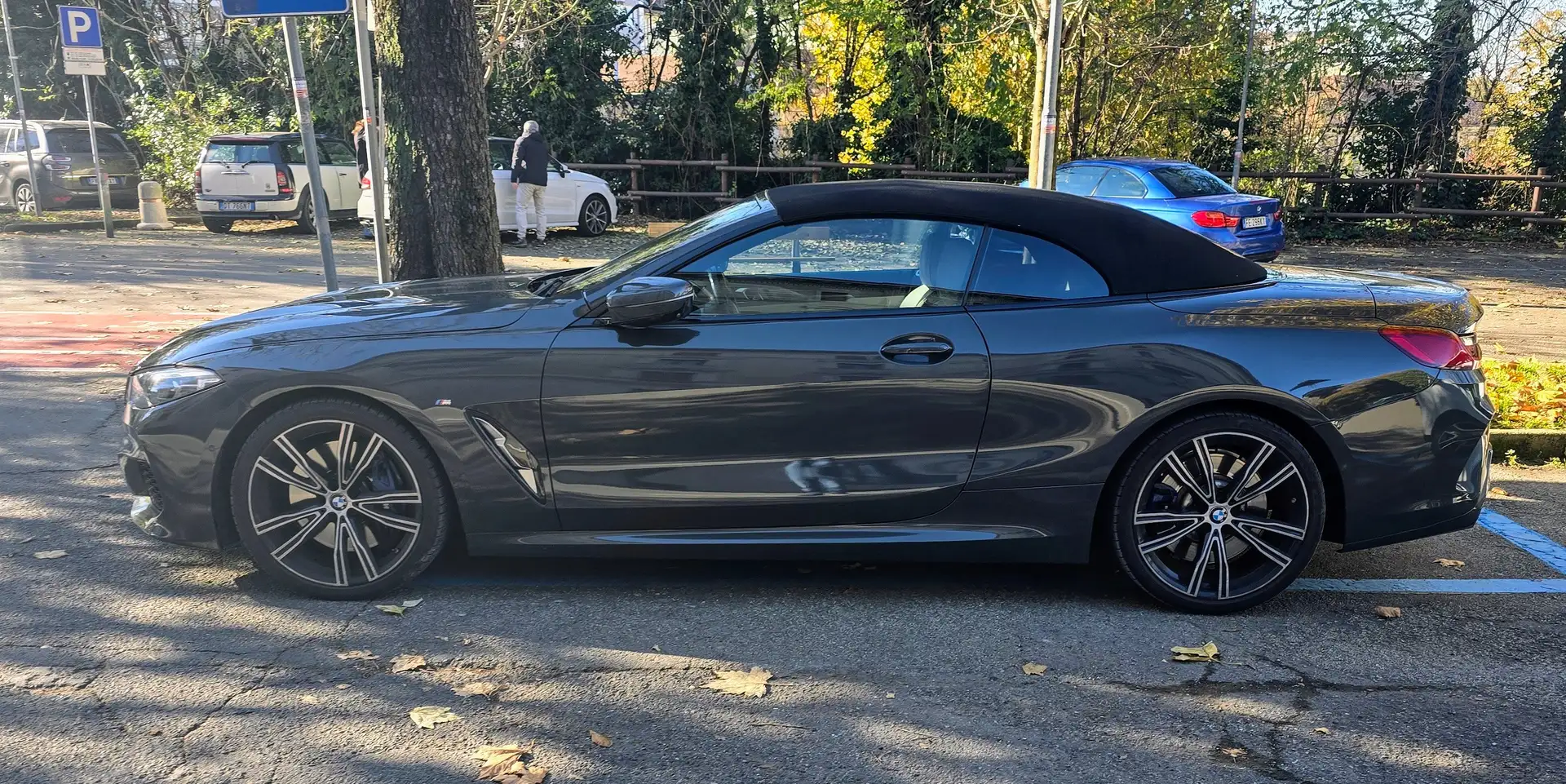 BMW 840 840d Cabrio xdrive Individual  Msport auto Grigio - 1