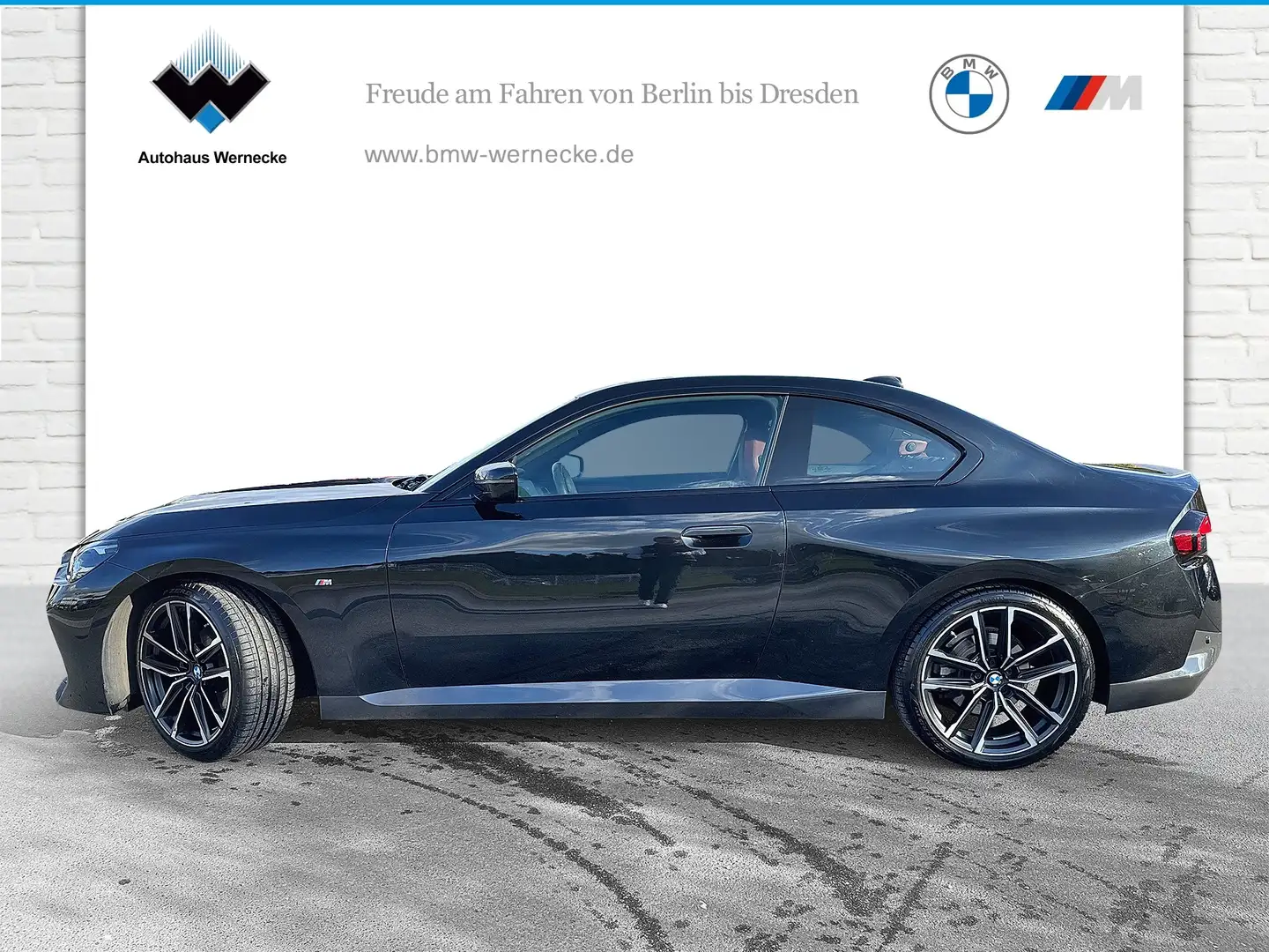 BMW 220 i Coupé M Sport DAB WLAN GSD Komfortzg. Shz Zwart - 2