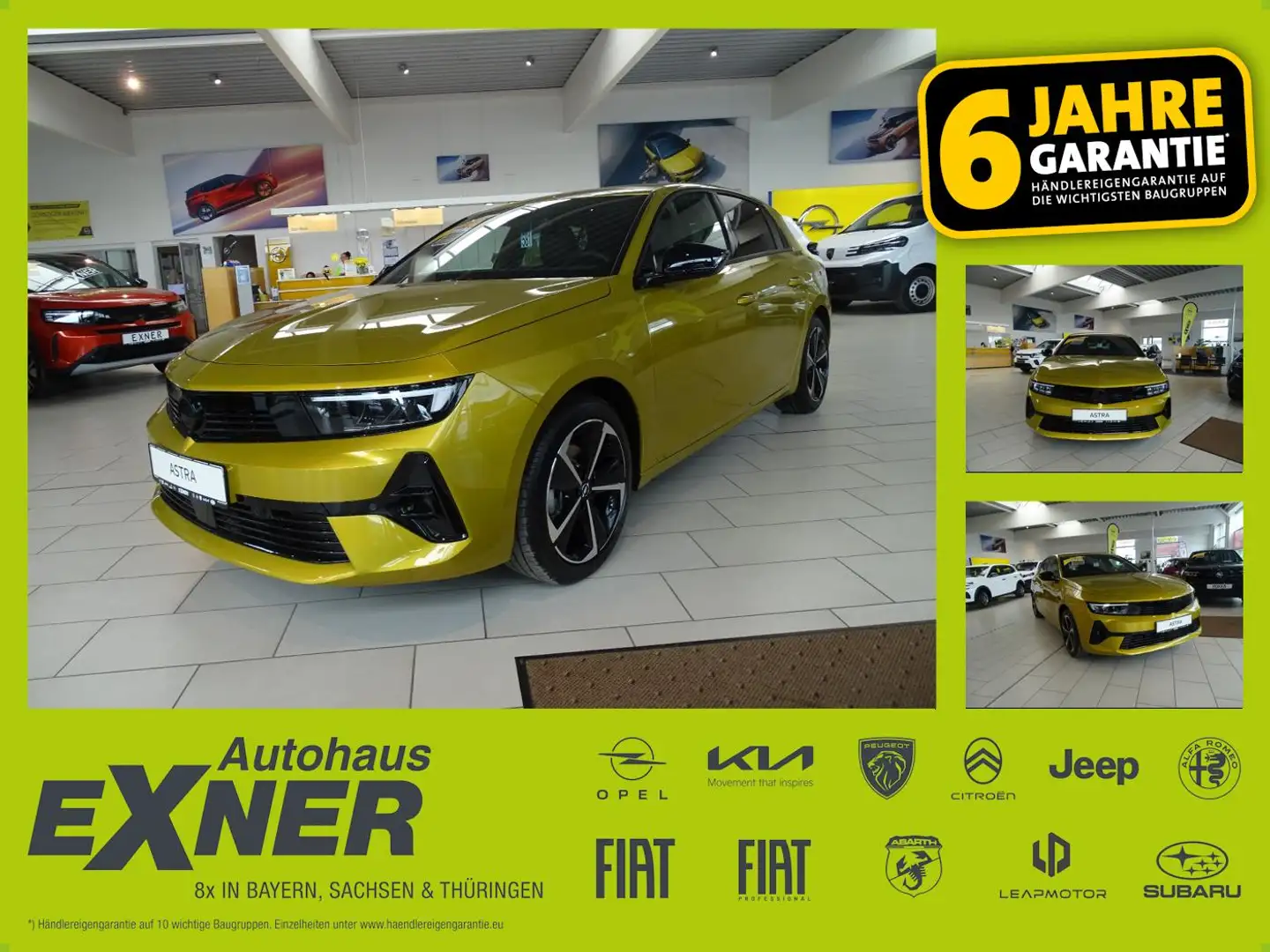 Opel Astra 5-Türer GS 130 PS Klimaaut., Rückfahrk., AGR Gelb - 1