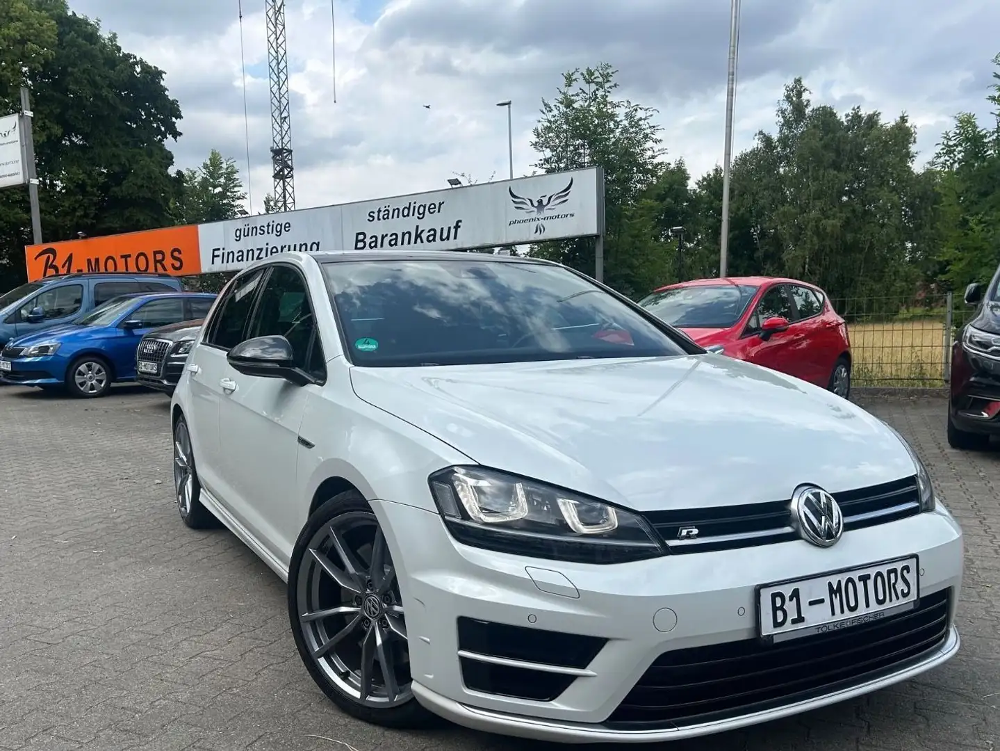 Volkswagen Golf VII Lim. R BMT 4M*DSG*Leder*Pano*Cam*DCC*1A Blanco - 1