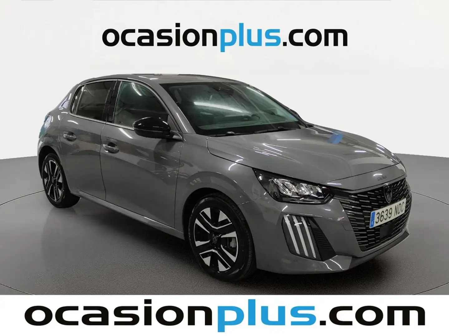Peugeot 208 1.2 Puretech S&S Allure 100 Gris - 2