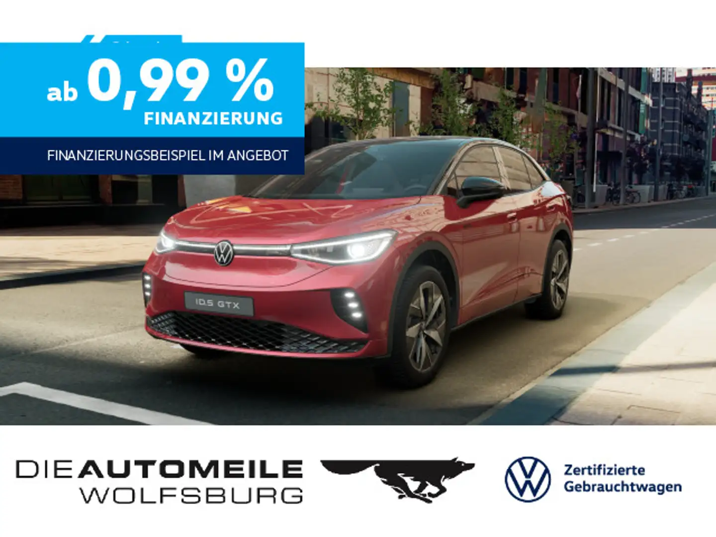 Volkswagen ID.5 GTX 4Motion GTX Matrix/AHK/HeadUp/Pano/H+K Rot - 1