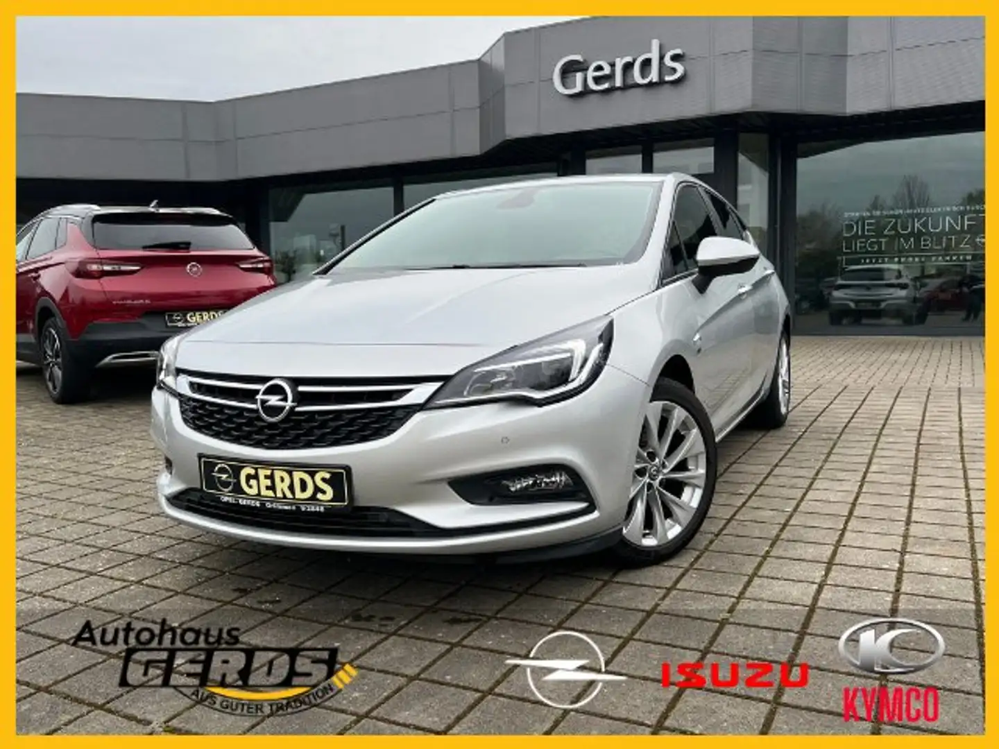 Opel Astra 1.0 Turbo 120 Jahre Start/Stop Grijs - 1