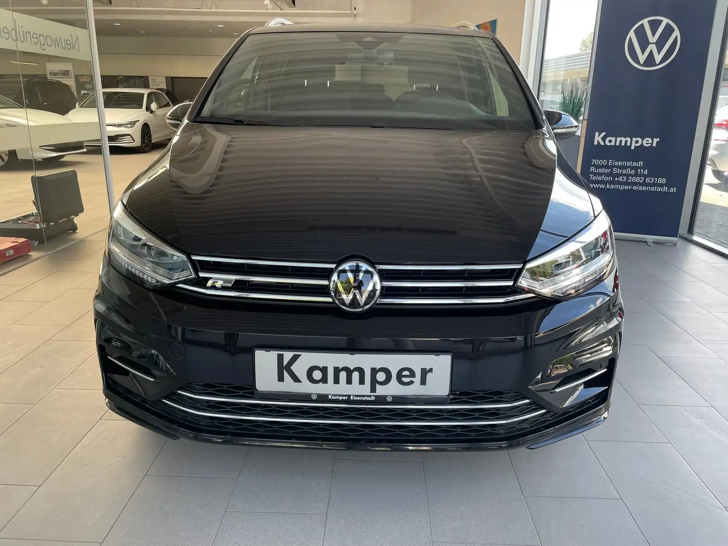 Volkswagen Touran R-Line TDI DSG Schwarz - 2