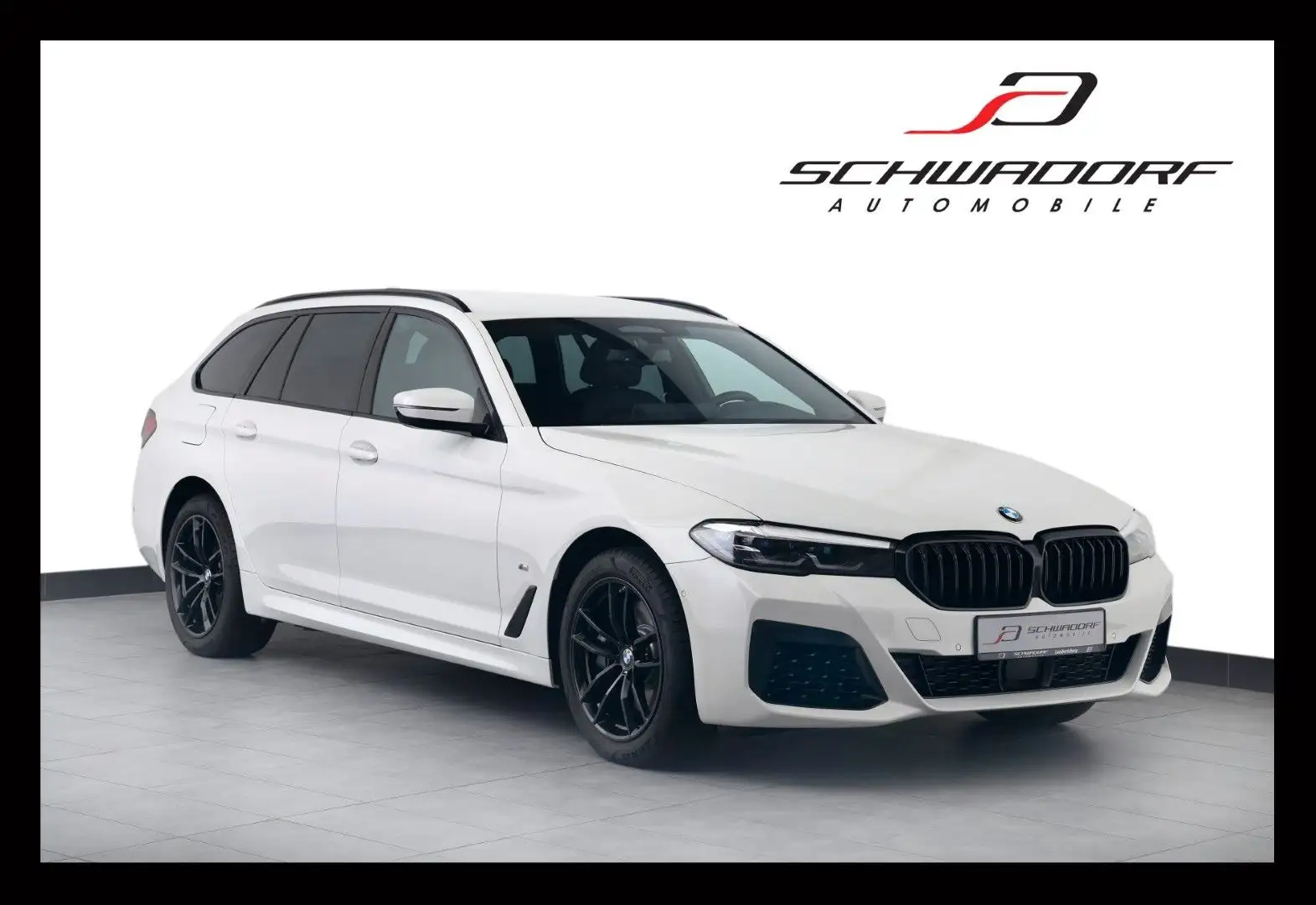 BMW 540 i xDrive Touring M Sport STHZ ACC AHK 1.Hand Blanc - 1
