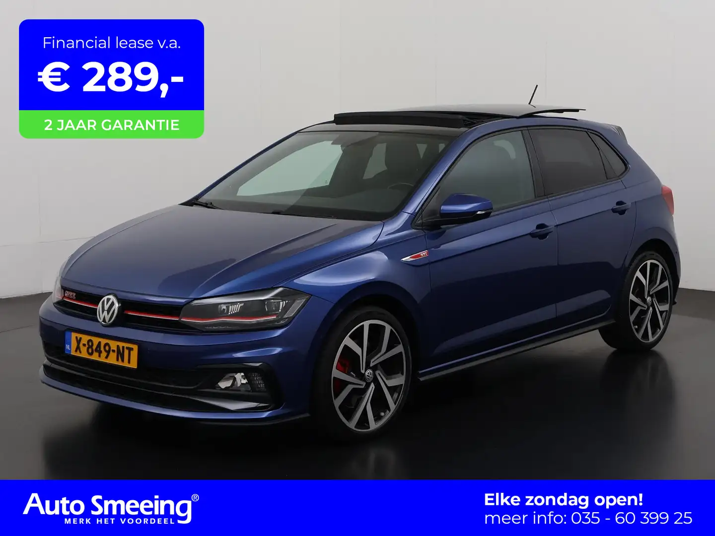 Volkswagen Polo GTI 2.0 TSI | Panoramadak | LED | Beats Audio | Camera Blauw - 1