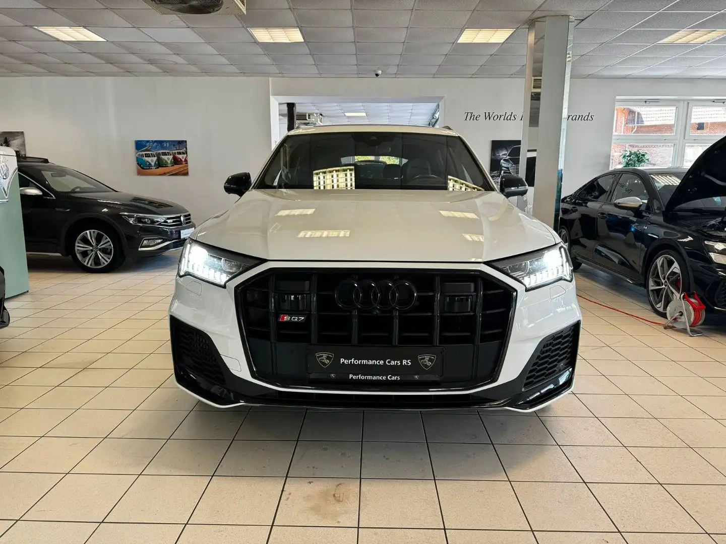 Audi SQ7 4.0 TDI Pano/AHK/Bose/Matrix/Luft/7Sitze Weiß - 2